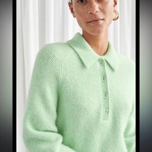 & Other Stories Mint Green Women's Sweater